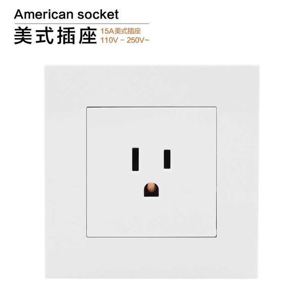 86 type 110v wall power taiwan 5-15r standard 15a american three hole concealed switch socket
86 type 110v wall power taiwan 5-15r standard 15a american three hole concealed switch socket