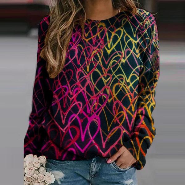 women's t-shirt plus size women t-shirts valentine's day heart printed long sleeve spring female tshirts harajuku clothing, White
women's t-shirt plus size women t-shirts valentine's day heart printed long sleeve spring female tshirts harajuku clothing, White