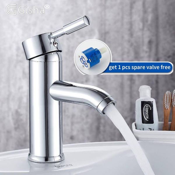 bathroom sink faucets gisha brass single handle black basin faucet deck mounted countermixers with and cold water g1089
bathroom sink faucets gisha brass single handle black basin faucet deck mounted countermixers with and cold water g1089