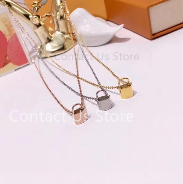 pendant necklaces 2021 european and american luxury lock shape charm fashion simple necklace lady birthday gift, Silver
pendant necklaces 2021 european and american luxury lock shape charm fashion simple necklace lady birthday gift, Silver