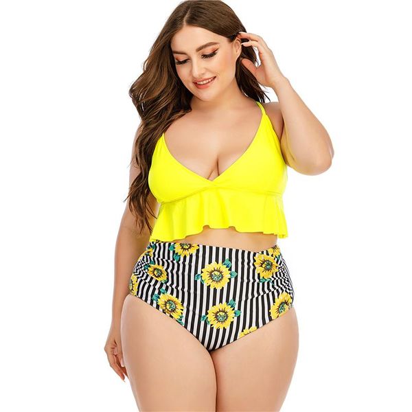 high waist swimwear large size 5xl women bikini set 2021 ruffle push up swimsuit printed two pieces swimwear plus size swimming
high waist swimwear large size 5xl women bikini set 2021 ruffle push up swimsuit printed two pieces swimwear plus size swimming