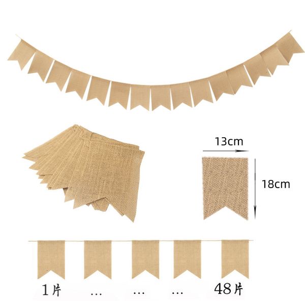 linen dovetail pulling party banner diy decoration, the number of flag hanging piec per day can be increased
linen dovetail pulling party banner diy decoration, the number of flag hanging piec per day can be increased