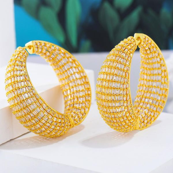 hoop & huggie kellybola luxury noble big earrings trendy cubic zircon charm dubai round statement earring for women wedding jewelry, Golden;silver
hoop & huggie kellybola luxury noble big earrings trendy cubic zircon charm dubai round statement earring for women wedding jewelry, Golden;silver