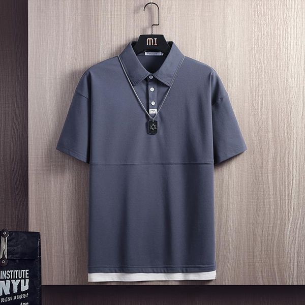 shirt summer patchwork knitted mens polos short sleeve turn neck simple cotton breathable brand male clothes, White;black
shirt summer patchwork knitted mens polos short sleeve turn neck simple cotton breathable brand male clothes, White;black