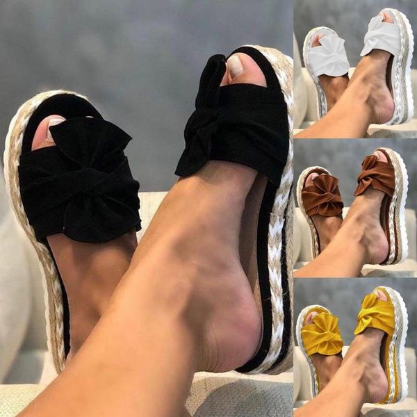 sandals women casual bow wedge platform summer beach slippers heel high heels ladies thick, Black
sandals women casual bow wedge platform summer beach slippers heel high heels ladies thick, Black