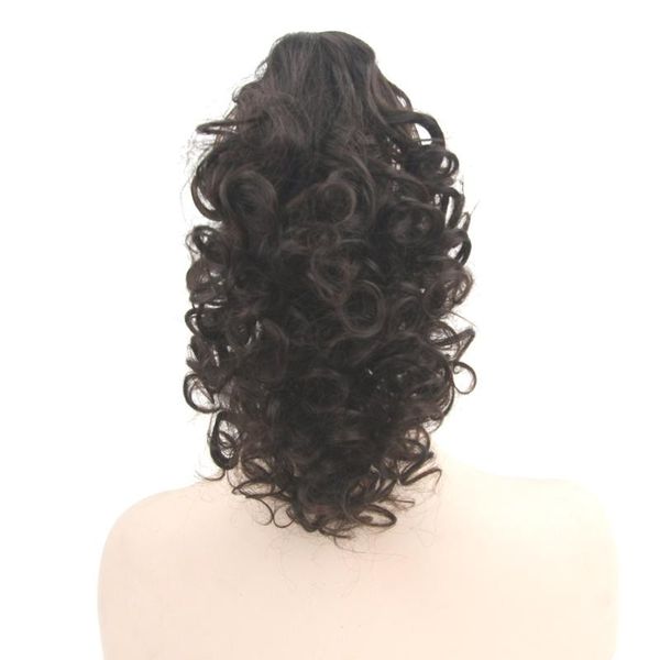 synthetic wigs soowee 4 colors short curly adjustable drawstring ponytail wig hairpiece hair pony tail clip in, Black
synthetic wigs soowee 4 colors short curly adjustable drawstring ponytail wig hairpiece hair pony tail clip in, Black