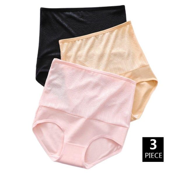 women's panties 3pcs women cotton high waist underwear 3xl large size lace female shapewear abdomen hips slimming elasticity breifs, Black;pink
women's panties 3pcs women cotton high waist underwear 3xl large size lace female shapewear abdomen hips slimming elasticity breifs, Black;pink