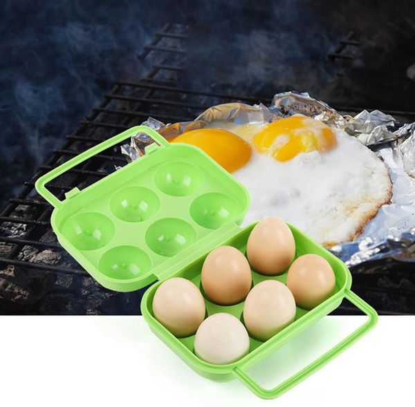 25# 6 grid egg storage box container portable plastic egg holder for outdoor camping picnic eggs box case kitchen organizer
25# 6 grid egg storage box container portable plastic egg holder for outdoor camping picnic eggs box case kitchen organizer