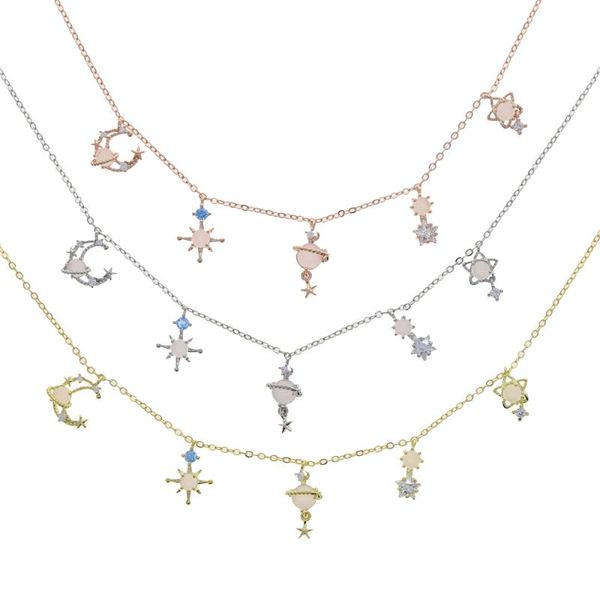 2021 creative romantic pink northstar moon star pendant necklace sweet charm clavicle chain for girls cute chocker jewelry gift, Golden;silver
2021 creative romantic pink northstar moon star pendant necklace sweet charm clavicle chain for girls cute chocker jewelry gift, Golden;silver