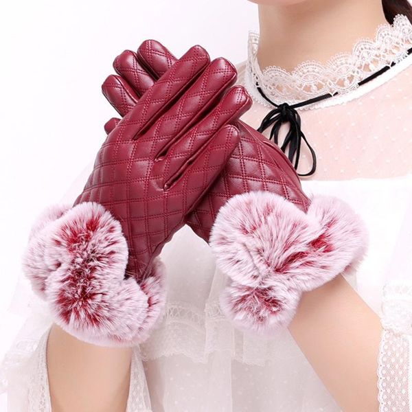 five fingers gloves women full finger leather faux thicken winter warm touch screen mittens female cashmere hand warmer outdoor, Blue;gray
five fingers gloves women full finger leather faux thicken winter warm touch screen mittens female cashmere hand warmer outdoor, Blue;gray