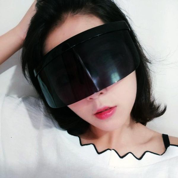 sunglasses cycling windproof one piece women's trendy cool anti droplet goggles safety mask, White;black
sunglasses cycling windproof one piece women's trendy cool anti droplet goggles safety mask, White;black