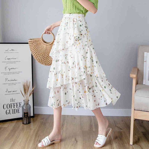 women's bohemian beach chiffon female summer elastic high waist floral print skirt lady ruffled irregular skirts y179 eaky, Black;gray
women's bohemian beach chiffon female summer elastic high waist floral print skirt lady ruffled irregular skirts y179 eaky, Black;gray