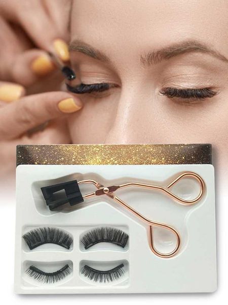 false eyelashes 2 pairs magnetic handmade fiber eye lashes faux cils magnetique 3d with tweezers beauty make up tool
false eyelashes 2 pairs magnetic handmade fiber eye lashes faux cils magnetique 3d with tweezers beauty make up tool