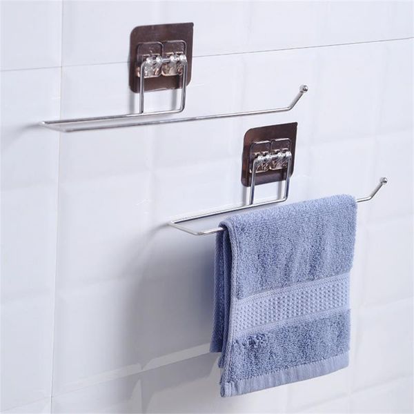 hooks & rails 1pc paper towel rag hanger non perforated rack kitchen toilet wall hanging rod for bathroom accessories
hooks & rails 1pc paper towel rag hanger non perforated rack kitchen toilet wall hanging rod for bathroom accessories