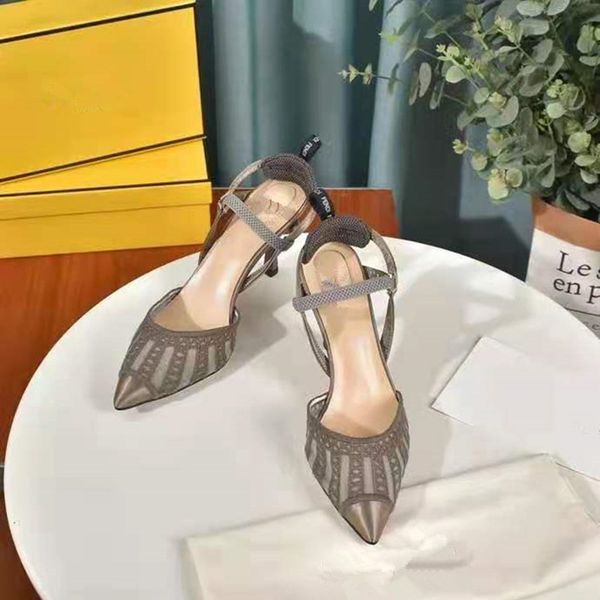 2021designer womens lace sandals women's hollow pointed thin high heel temperament shallow mouth one word buckle back empty fashion sho, Black
2021designer womens lace sandals women's hollow pointed thin high heel temperament shallow mouth one word buckle back empty fashion sho, Black