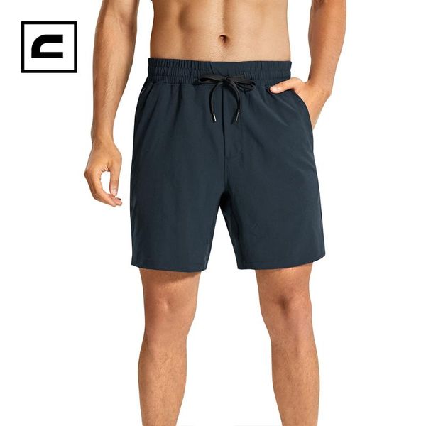 running shorts crz yoga men's quick dry workout gym sports athletic with pockets - 7 inches, Black;blue
running shorts crz yoga men's quick dry workout gym sports athletic with pockets - 7 inches, Black;blue