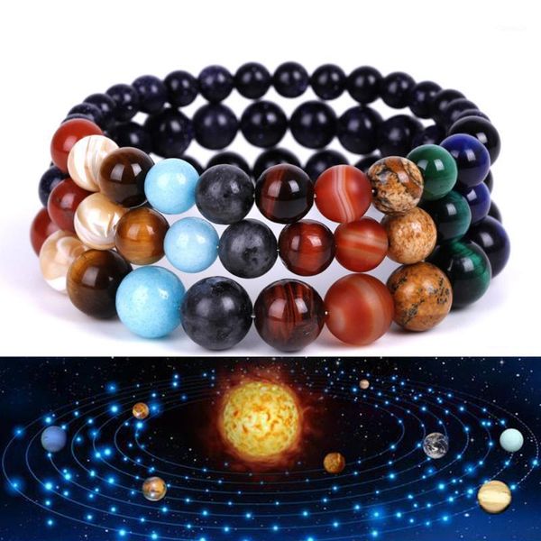 charm bracelets lovers eight planets natural stone bracelet universe yoga chakra galaxy solar system for men or women jewelry dropship, Golden;silver
charm bracelets lovers eight planets natural stone bracelet universe yoga chakra galaxy solar system for men or women jewelry dropship, Golden;silver