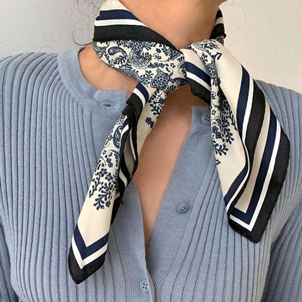 scarves &dolphin spring women square scarf 70x70cm delicate cashew flower chiffon silk feeling printed bandana bag hijab neckerchief, Blue;gray
scarves &dolphin spring women square scarf 70x70cm delicate cashew flower chiffon silk feeling printed bandana bag hijab neckerchief, Blue;gray