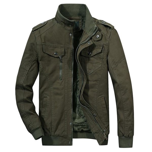 men's jackets big size 6xl 100% cotton jacket men autumn winter thicken military bomber male army green coats drop, Black;brown
men's jackets big size 6xl 100% cotton jacket men autumn winter thicken military bomber male army green coats drop, Black;brown
