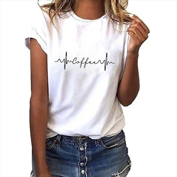 O Neck Short Sleeve Men T Shirt Lady Simple Fashion Tee And Women Electrocardiogram Graphics Mujer, White;black
O Neck Short Sleeve Men T Shirt Lady Simple Fashion Tee And Women Electrocardiogram Graphics Mujer, White;black