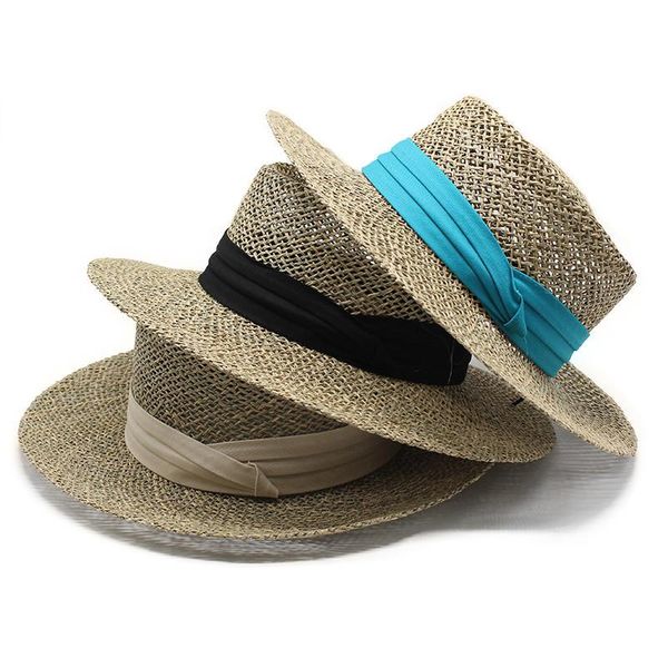 summer sea beach hat women hollow grass straw cap woman flat brim hats ladies sun protection caps sun hat girls fashion travel hats 2021, Blue;gray
summer sea beach hat women hollow grass straw cap woman flat brim hats ladies sun protection caps sun hat girls fashion travel hats 2021, Blue;gray