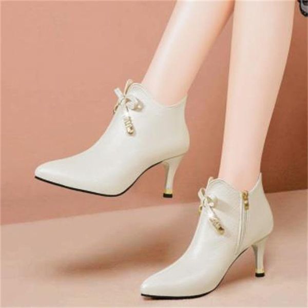 boots winter fashion women beige pointed toe elastic ankle heels shoes autumn female socks, Black
boots winter fashion women beige pointed toe elastic ankle heels shoes autumn female socks, Black