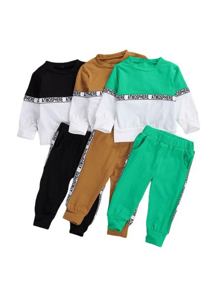 clothing sets 0-4 y boutique toddler kids baby boys clothes set long-sleeved letter personality round neck hoodies +solid color elastic long, White
clothing sets 0-4 y boutique toddler kids baby boys clothes set long-sleeved letter personality round neck hoodies +solid color elastic long, White