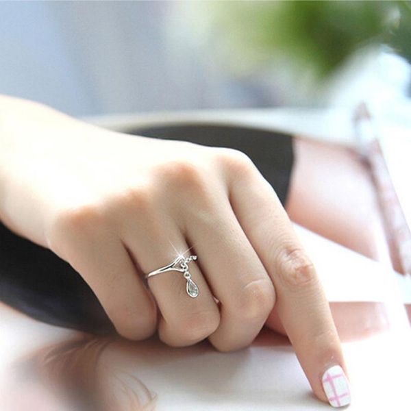 wedding rings woman fashion color water droplets ring for women opening adjustable cute heart-shaped crystal girl jewelry, Slivery;golden
wedding rings woman fashion color water droplets ring for women opening adjustable cute heart-shaped crystal girl jewelry, Slivery;golden