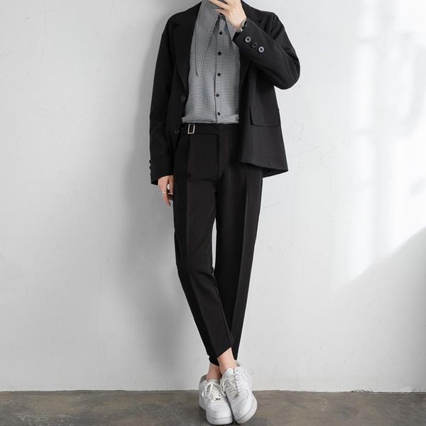 men's suits & blazers spring and autumn solid color business leisure office pants slim fit mature home loose elastic waist fashion brit, White;black
men's suits & blazers spring and autumn solid color business leisure office pants slim fit mature home loose elastic waist fashion brit, White;black