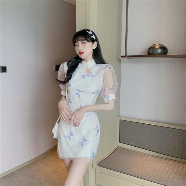 ethnic clothing women retro lace cheongsam fashion korean elegant mini dress chinese style qipao dresses oriental vintage vestidos, Red
ethnic clothing women retro lace cheongsam fashion korean elegant mini dress chinese style qipao dresses oriental vintage vestidos, Red