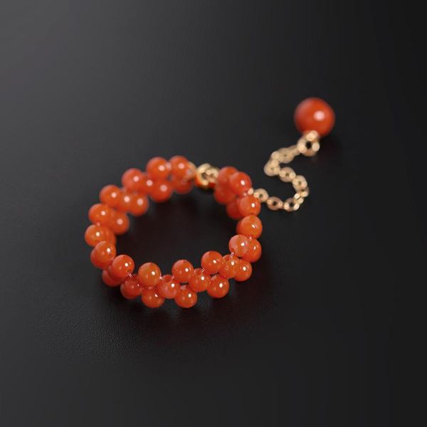 cluster rings daimi liangshan south red agate ring female tian's genuine 14k gold filled wrapped hand woven, Golden;silver
cluster rings daimi liangshan south red agate ring female tian's genuine 14k gold filled wrapped hand woven, Golden;silver