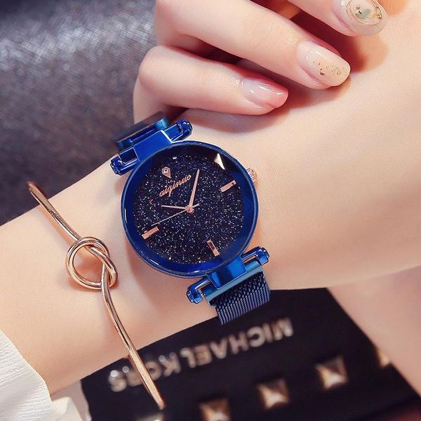 wristwatches clearance price women's watch girl starry sky masonry magnetic buckle magnet strap alloy belt birthday clock gift, Slivery;brown
wristwatches clearance price women's watch girl starry sky masonry magnetic buckle magnet strap alloy belt birthday clock gift, Slivery;brown