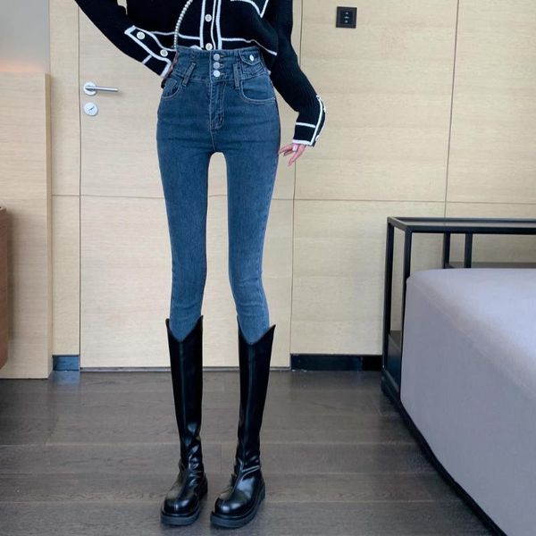 women's jeans china's pants temperament fashion slim body stretch tight height waist denim spot, Blue
women's jeans china's pants temperament fashion slim body stretch tight height waist denim spot, Blue