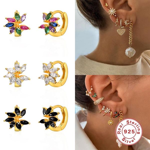 hoop & huggie aide 925 sterling silver earrings for women colorful zircon wheel crystal pendientes jewelry party gifts, Golden;silver
hoop & huggie aide 925 sterling silver earrings for women colorful zircon wheel crystal pendientes jewelry party gifts, Golden;silver