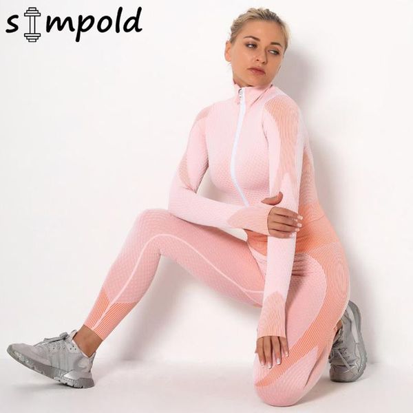 simpold full sleeve sports suits yoga bra solid fitness pants 2 pieces set elastic legging instimate work out clohtes 6094, White;red
simpold full sleeve sports suits yoga bra solid fitness pants 2 pieces set elastic legging instimate work out clohtes 6094, White;red