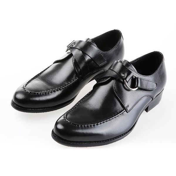 dress shoes leather men's buckle cowhide formal wear work oxfords business large size chaussure homme, Black
dress shoes leather men's buckle cowhide formal wear work oxfords business large size chaussure homme, Black