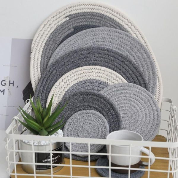 mats & pads 2pcs/lot cotton linen hand-woven western thermal insulation place anti-scald dishes pot pad kitchen accessories
mats & pads 2pcs/lot cotton linen hand-woven western thermal insulation place anti-scald dishes pot pad kitchen accessories