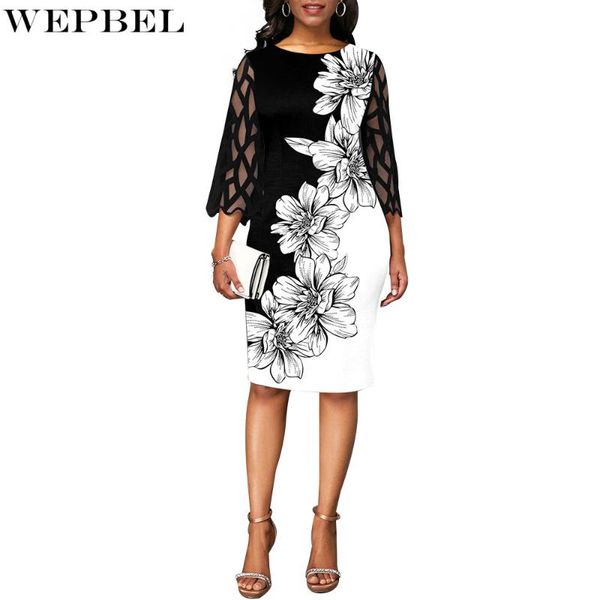 casual dresses wepbel women's lace mesh dress spring summer fashion o-neck slim stitching high waist slit three quarter sleeve, Black;gray
casual dresses wepbel women's lace mesh dress spring summer fashion o-neck slim stitching high waist slit three quarter sleeve, Black;gray