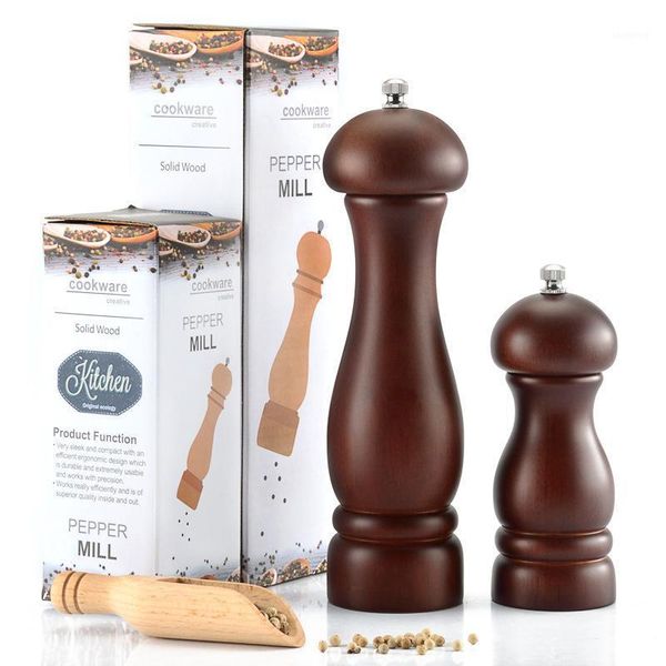 storage bottles & jars pepper grind organ solid wood chinese prickly ash black to flavor pot manual operation walnut color
storage bottles & jars pepper grind organ solid wood chinese prickly ash black to flavor pot manual operation walnut color