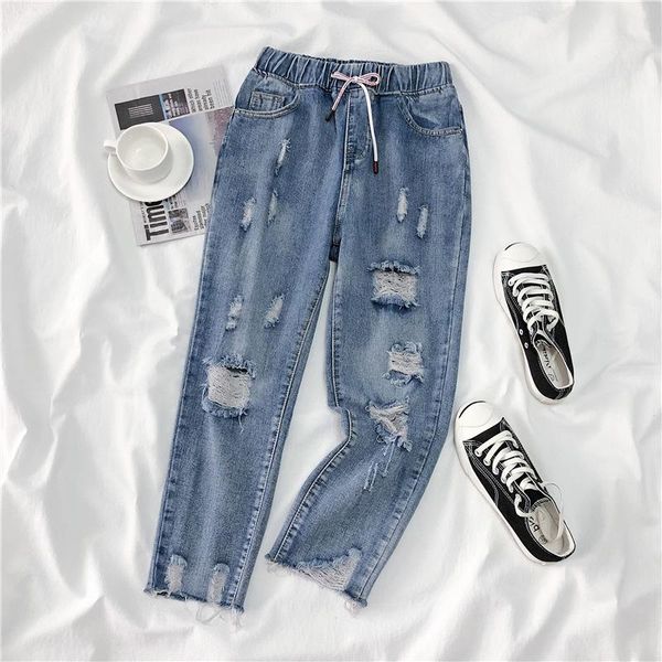 women's jeans summer ripped boyfriend for women fashion loose vintage high waist plus size 5xl pantalones mujer vaqueros q58, Blue
women's jeans summer ripped boyfriend for women fashion loose vintage high waist plus size 5xl pantalones mujer vaqueros q58, Blue