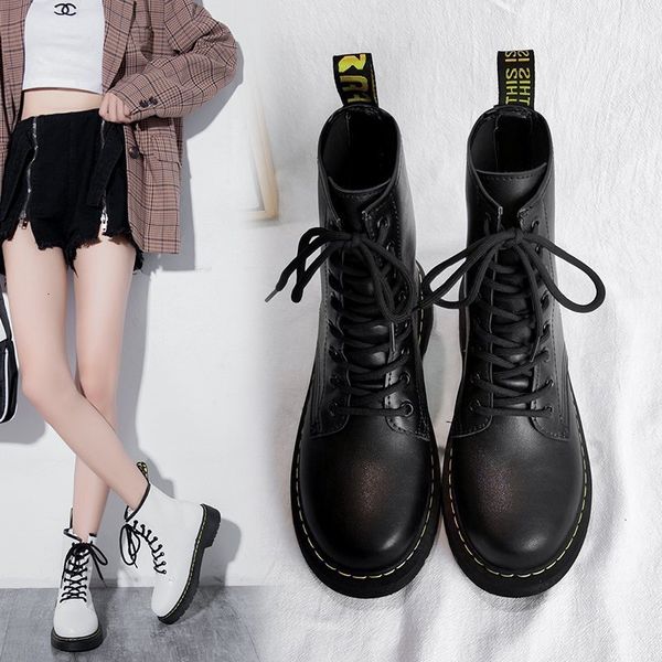 martin women 2021 autumn increased korean locomotive round head handsome breathable short boots, Black
martin women 2021 autumn increased korean locomotive round head handsome breathable short boots, Black