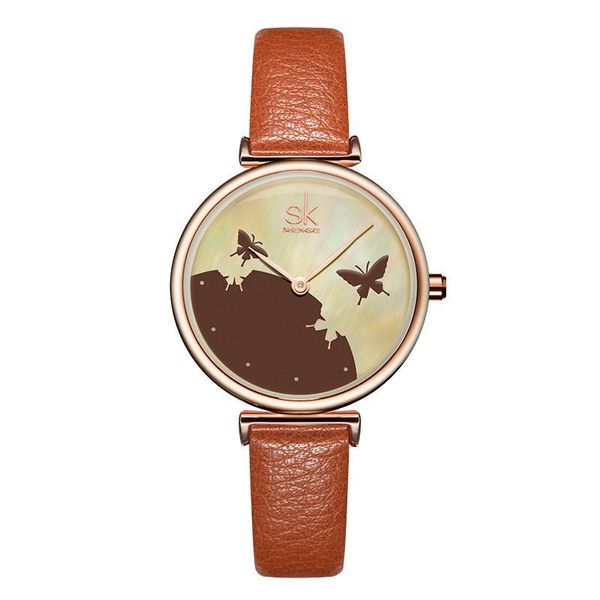 wristwatches products ladies watch shell face butterfly mountain quartz fashion simple all-match jewelry couple gift, Slivery;brown
wristwatches products ladies watch shell face butterfly mountain quartz fashion simple all-match jewelry couple gift, Slivery;brown
