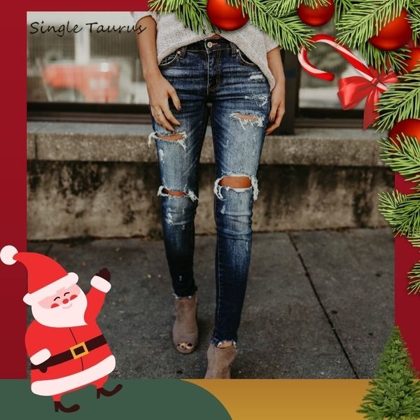 spring fashion bleached ripped jeans women cotton denim slim elasticity skinny pants moustache effect vintage jeans femme t200104, Blue
spring fashion bleached ripped jeans women cotton denim slim elasticity skinny pants moustache effect vintage jeans femme t200104, Blue