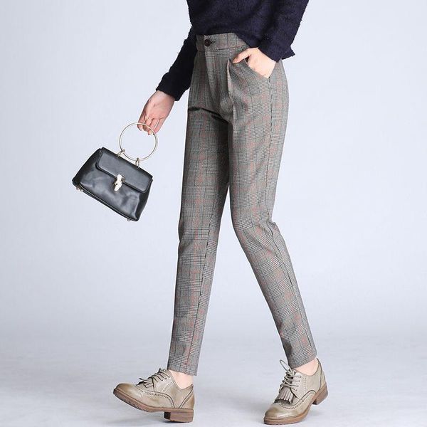 women's pants & capris 2021 summer trousers fashion ol high waist checkered womens casual slim fit pencil pantalones de mujer plus size, Black;white
women's pants & capris 2021 summer trousers fashion ol high waist checkered womens casual slim fit pencil pantalones de mujer plus size, Black;white