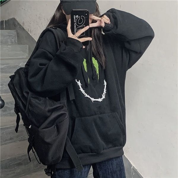 2021 deeptown gothic moletom inverno moda impresso feminino manga comprida streetwear solto size plus veludo hoodies w3nw, Black
2021 deeptown gothic moletom inverno moda impresso feminino manga comprida streetwear solto size plus veludo hoodies w3nw, Black