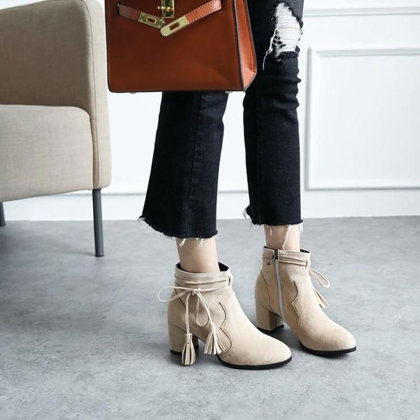 boots big size women shoes ankle for ladies woman winter side zipper fringe lacing, Black
boots big size women shoes ankle for ladies woman winter side zipper fringe lacing, Black