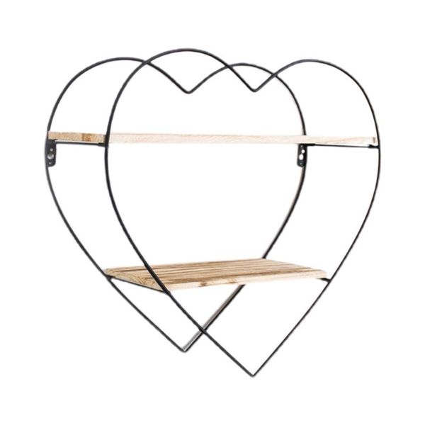 2 layer floating shelf black heart shelves ,wall-mounted metal heart wooded rack organizer storage farmhouse design for home dec
2 layer floating shelf black heart shelves ,wall-mounted metal heart wooded rack organizer storage farmhouse design for home dec