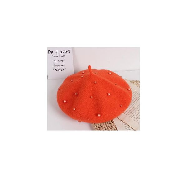 2020 new girls knitting hats autumn and winter pearl children's beret baby girl painter hat winter accessories jlltli, Yellow
2020 new girls knitting hats autumn and winter pearl children's beret baby girl painter hat winter accessories jlltli, Yellow