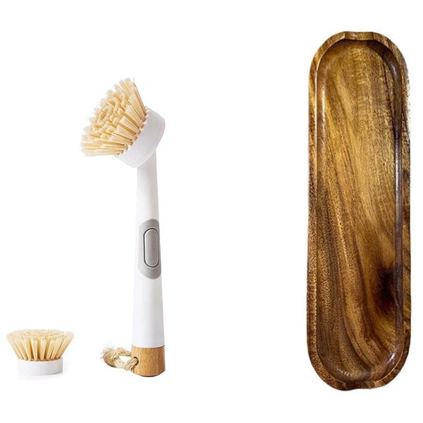 dishes & plates 2 in1 cleaning brush,soap dispensing dish brush with handle, kitchen washing scrubber teak rectangular wooden plate
dishes & plates 2 in1 cleaning brush,soap dispensing dish brush with handle, kitchen washing scrubber teak rectangular wooden plate