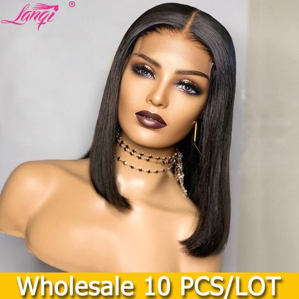16 inch bone straight lace front wig brazil short bob human hair 4x4 closed ladies wig, Black
16 inch bone straight lace front wig brazil short bob human hair 4x4 closed ladies wig, Black